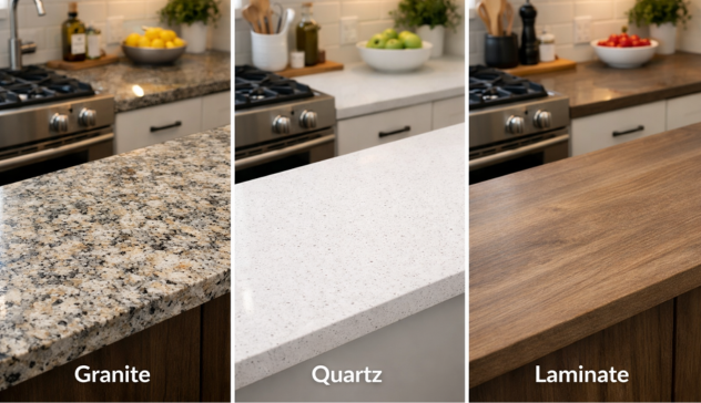 Best Countertop Materials for Modular Kitchens Best Countertop Materials for Modular Kitchens
