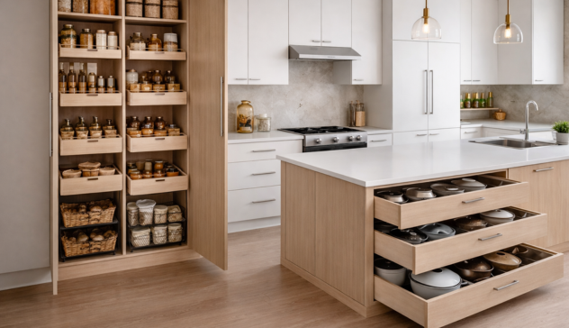 Floor-to-Ceiling Storage Ideas for One-Wall Kitchens