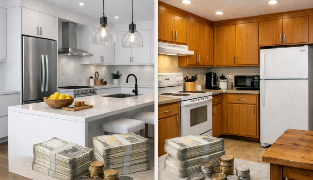 cost comparison kitchen modular vs carpenter budget planning