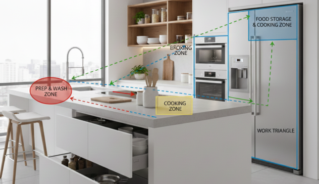 Modular Kitchen Planning for Efficient Workflow Modular Kitchen Planning for Efficient Workflow