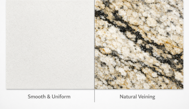 Quartz vs Granite Countertop Comparison Visual Guide
