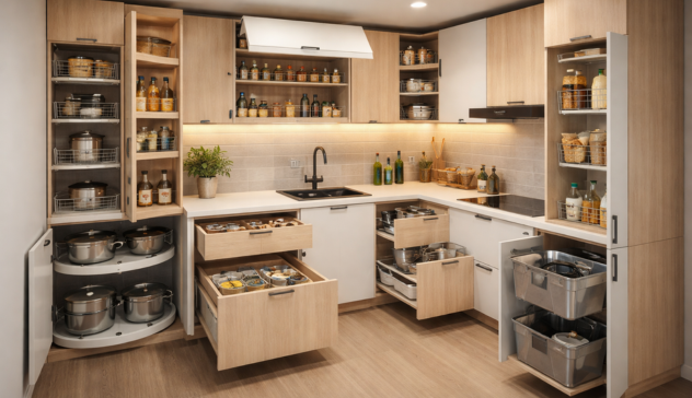 Smart Space Utilization in Modular Kitchens